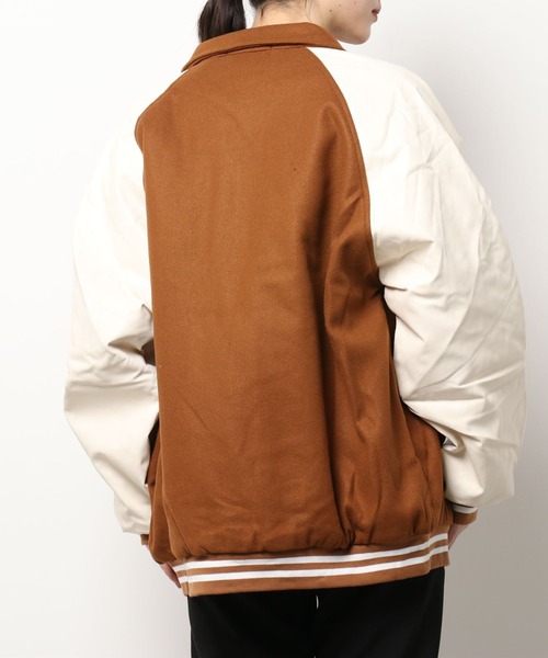 L.H.P(エルエイチピー)の「courage/クラージュ/ユニセックススタジャン(スタジャン・レディース・キャメル/ブラック/ピンク・MEDIUM/LARGE/X-LARGE)」の5枚目の写真