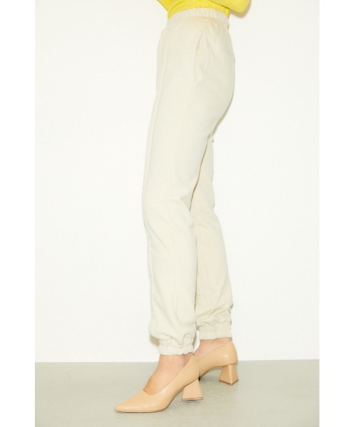 THROW by SLY（スローバイスライ）の「THROW SW JOGGER PT スウェット ジョガー パンツ（スラックス・レディース・アイボリー/杢グレー・0/1）」の14枚目の写真