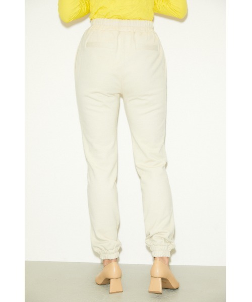 THROW by SLY（スローバイスライ）の「THROW SW JOGGER PT スウェット ジョガー パンツ（スラックス・レディース・アイボリー/杢グレー・0/1）」の15枚目の写真