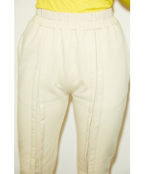THROW by SLY（スローバイスライ）の「THROW SW JOGGER PT スウェット ジョガー パンツ（スラックス・レディース・アイボリー/杢グレー・0/1）」の16枚目の写真