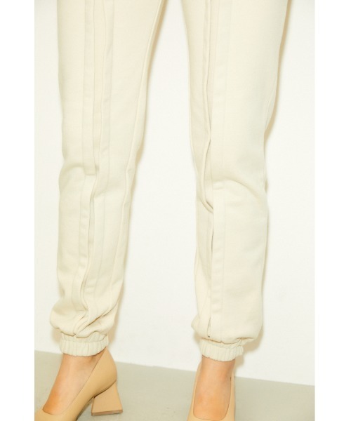 THROW by SLY（スローバイスライ）の「THROW SW JOGGER PT スウェット ジョガー パンツ（スラックス・レディース・アイボリー/杢グレー・0/1）」の17枚目の写真