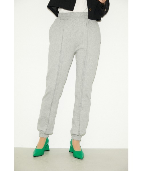 THROW by SLY（スローバイスライ）の「THROW SW JOGGER PT スウェット ジョガー パンツ（スラックス・レディース・アイボリー/杢グレー・0/1）」の5枚目の写真
