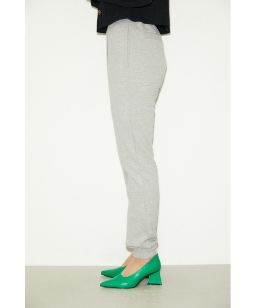 THROW by SLY（スローバイスライ）の「THROW SW JOGGER PT スウェット ジョガー パンツ（スラックス・レディース・アイボリー/杢グレー・0/1）」の6枚目の写真