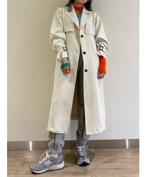 THROW by SLY（スローバイスライ）の「THROW SW JOGGER PT スウェット ジョガー パンツ（スラックス・レディース・アイボリー/杢グレー・0/1）」の20枚目の写真