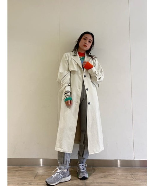 THROW by SLY（スローバイスライ）の「THROW SW JOGGER PT スウェット ジョガー パンツ（スラックス・レディース・アイボリー/杢グレー・0/1）」の21枚目の写真