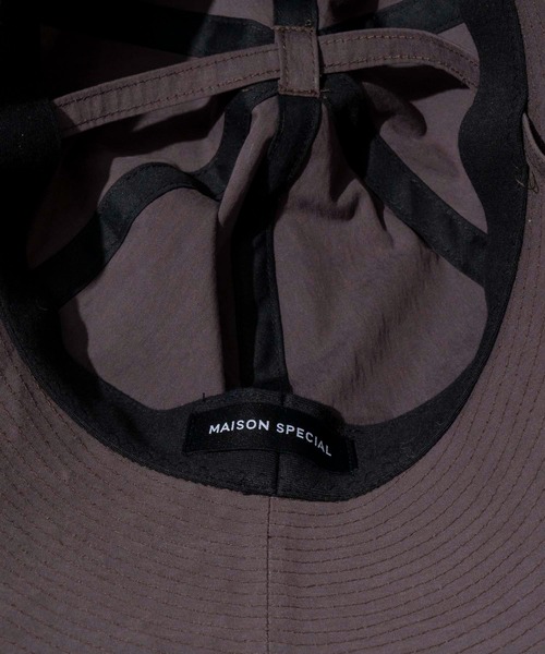 MAISON SPECIAL(メゾンスペシャル)の「《ユニセックスアイテム》ヴィンテージタイプライターメトロハット【MAISON SPECIAL/メゾンスペシャル】(ハット・メンズ・チャコールグレー/ブラック/ブルー/グレイッシュベージュ・FREE)」の9枚目の写真