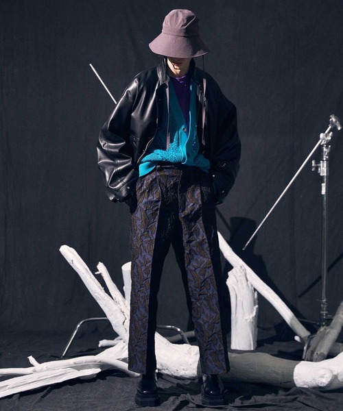 MAISON SPECIAL(メゾンスペシャル)の「《ユニセックスアイテム》ヴィンテージタイプライターメトロハット【MAISON SPECIAL/メゾンスペシャル】(ハット・メンズ・チャコールグレー/ブラック/ブルー/グレイッシュベージュ・FREE)」の6枚目の写真