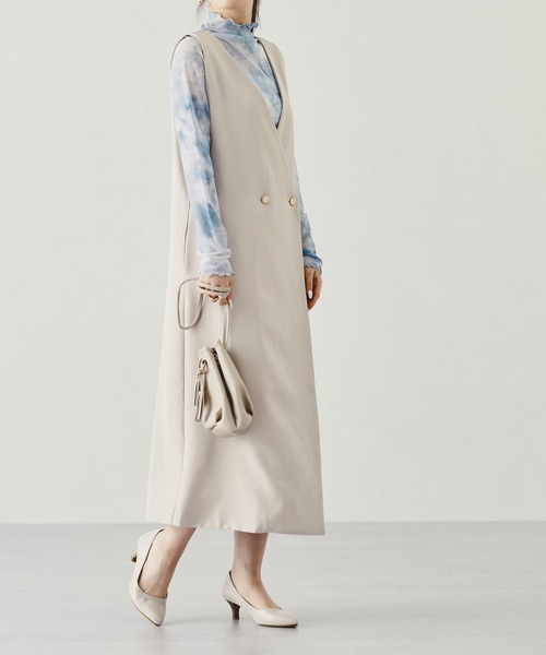 acro（アクロ）の「タイダイプリントシアーハイネックトップス/AC1329（シャツ/ブラウス・レディース・ピンク/グリーン/ブルー・ﾌﾘ-）」の20枚目の写真