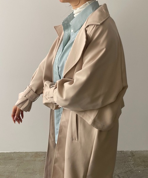 210nouve（トゥージュヌーブ）の「【3WAY】セパレートレイヤートレンチコート（トレンチコート・レディース・ライトベージュ/ネイビー/ベージュ・FREE）」の16枚目の写真