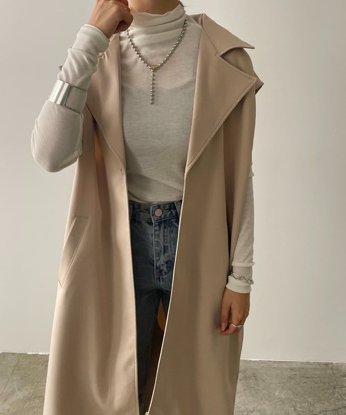 210nouve（トゥージュヌーブ）の「【3WAY】セパレートレイヤートレンチコート（トレンチコート・レディース・ライトベージュ/ネイビー/ベージュ・FREE）」の18枚目の写真
