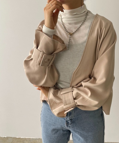 210nouve（トゥージュヌーブ）の「【3WAY】セパレートレイヤートレンチコート（トレンチコート・レディース・ライトベージュ/ネイビー/ベージュ・FREE）」の21枚目の写真