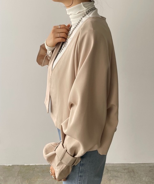 210nouve（トゥージュヌーブ）の「【3WAY】セパレートレイヤートレンチコート（トレンチコート・レディース・ライトベージュ/ネイビー/ベージュ・FREE）」の22枚目の写真