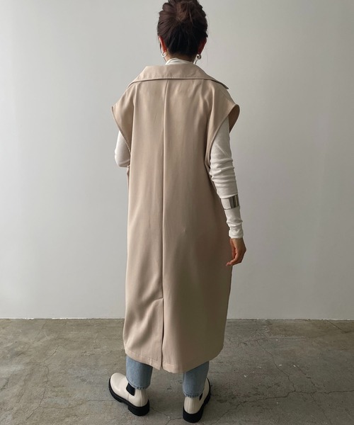 210nouve（トゥージュヌーブ）の「【3WAY】セパレートレイヤートレンチコート（トレンチコート・レディース・ライトベージュ/ネイビー/ベージュ・FREE）」の11枚目の写真