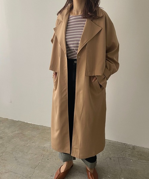 210nouve（トゥージュヌーブ）の「【3WAY】セパレートレイヤートレンチコート（トレンチコート・レディース・ライトベージュ/ネイビー/ベージュ・FREE）」の5枚目の写真