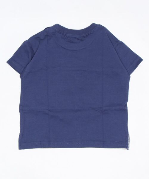 LB CLUB(エルビークラブ)の「天竺前切替半袖Tシャツ(Tシャツ/カットソー・キッズ・ネイビー・80/120/130/110/100/90)」の2枚目の写真