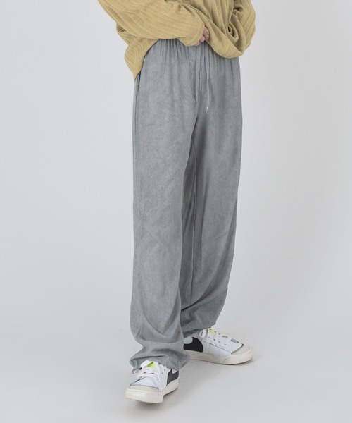 FOLLOWIN（フォロウィン）の「【UNISEX】ウエストゴムストリングパステルパンツ（その他パンツ・レディース・グリーン/ブルー/グレー・FREE）」の2枚目の写真