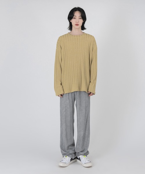 FOLLOWIN（フォロウィン）の「【UNISEX】ウエストゴムストリングパステルパンツ（その他パンツ・レディース・グリーン/ブルー/グレー・FREE）」の4枚目の写真