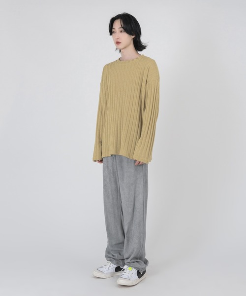 FOLLOWIN（フォロウィン）の「【UNISEX】ウエストゴムストリングパステルパンツ（その他パンツ・レディース・グリーン/ブルー/グレー・FREE）」の5枚目の写真