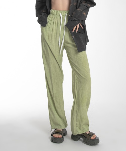 FOLLOWIN（フォロウィン）の「【UNISEX】ウエストゴムストリングパステルパンツ（その他パンツ・レディース・グリーン/ブルー/グレー・FREE）」の21枚目の写真