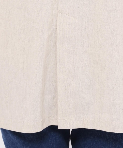 LEPSIM（レプシィム）の「リネンブレンドショートジレ　255384（ベスト・レディース・カーキ/キナリ/チャコールグレー・FREE）」の20枚目の写真