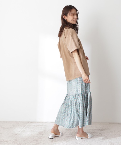 N.（N. Natural Beauty Basic）（エヌエヌナチュラルビューティーベーシック）の「ＬＩＦＥ　Ｔシャツ（Tシャツ/カットソー・レディース・ベージュ・MEDIUM）」の7枚目の写真