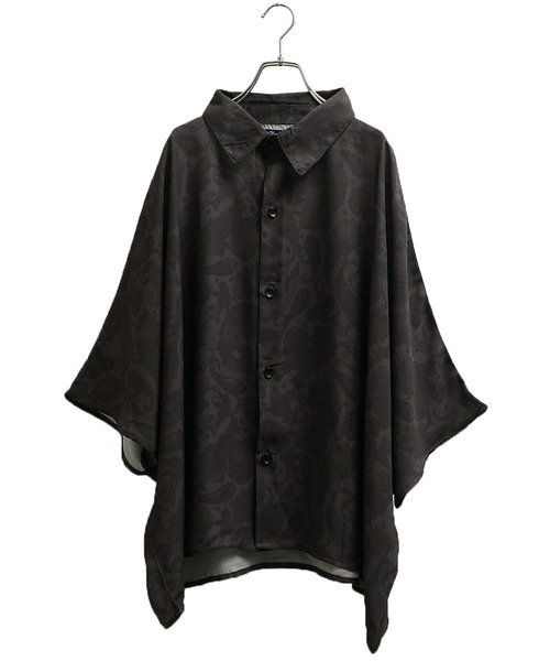 MinoriTY(マイノリティ)の「【MinoriTY】ルーズシルエットドルマンスリーブ半袖シャツ 5分袖シャツ レギュラーカラーシャツ メンズ 無地 秋服 夏服(シャツ/ブラウス・メンズ・グレー/パープル/ブラック/ブラウン/グリーン/ブルー・S/M/L)」の21枚目の写真