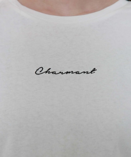 archives（アルシーヴ）の「刺繍チビＴｅｅ（Tシャツ/カットソー・レディース・ブラック/オフホワイト/ピンク/ミント/モカ・MEDIUM）」の20枚目の写真