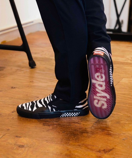 Slyde（スライド）の「【Slyde】SLYDE TECH SLIP-ON SHOES（スニーカー・メンズ・ゼブラ・24/25/26/27/28/25.5/26.5/27.5/24.5/23.5/23）」の6枚目の写真