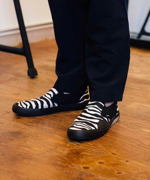 Slyde（スライド）の「【Slyde】SLYDE TECH SLIP-ON SHOES（スニーカー・メンズ・ゼブラ・24/25/26/27/28/25.5/26.5/27.5/24.5/23.5/23）」の5枚目の写真