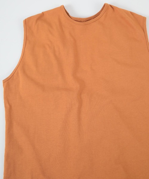 バックギャザー開きカットソーワンピース