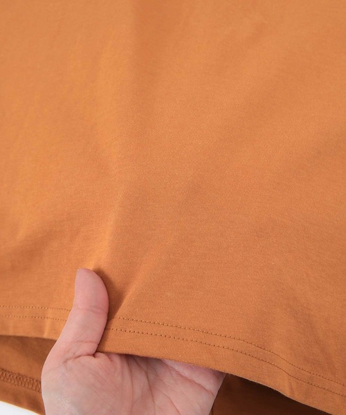 バックギャザー開きカットソーワンピース