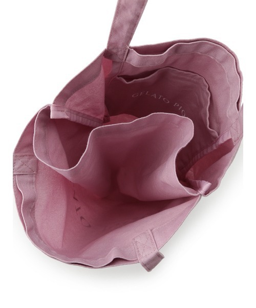 gelato pique(ジェラートピケ)の「折りたたみパーテーションエコバッグ(トートバッグ・レディース・ブラック/グレー/ピンク/イエロー/ブルー/グリーン・FREE)」の10枚目の写真