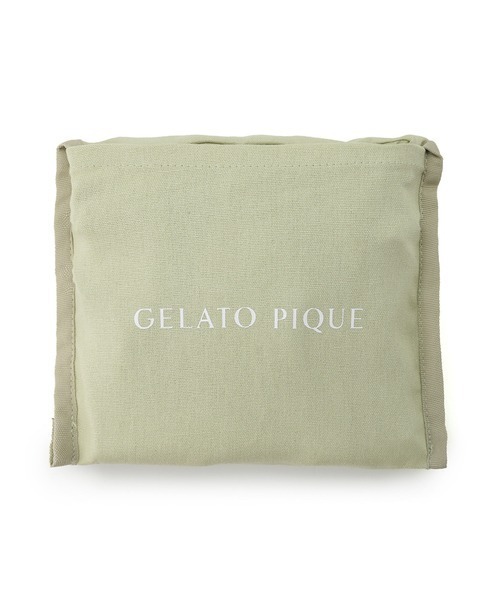 gelato pique(ジェラートピケ)の「折りたたみパーテーションエコバッグ(トートバッグ・レディース・ブラック/グレー/ピンク/イエロー/ブルー/グリーン・FREE)」の18枚目の写真