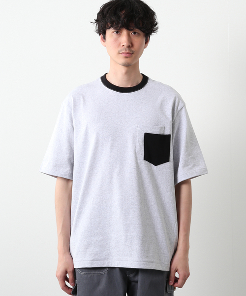 CHARCOAL CLAPPER（チャコール クラッパー）の「【CHARCOAL×JOURNAL STANDARD】別注 リンガーネックTシャツ（Tシャツ/カットソー・メンズ・チャコールグレー/ブラック/グレー/ホワイト・X-LARGE/XX-LARGE）」の6枚目の写真