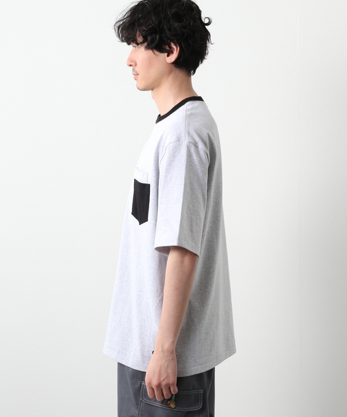 CHARCOAL CLAPPER（チャコール クラッパー）の「【CHARCOAL×JOURNAL STANDARD】別注 リンガーネックTシャツ（Tシャツ/カットソー・メンズ・チャコールグレー/ブラック/グレー/ホワイト・X-LARGE/XX-LARGE）」の7枚目の写真