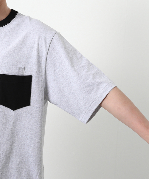CHARCOAL CLAPPER（チャコール クラッパー）の「【CHARCOAL×JOURNAL STANDARD】別注 リンガーネックTシャツ（Tシャツ/カットソー・メンズ・チャコールグレー/ブラック/グレー/ホワイト・X-LARGE/XX-LARGE）」の11枚目の写真