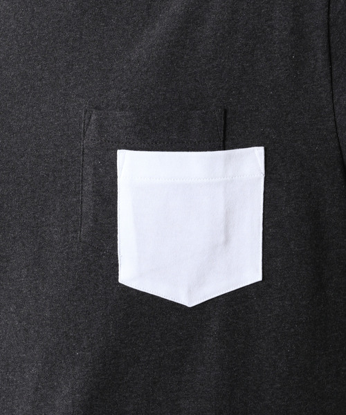 CHARCOAL CLAPPER（チャコール クラッパー）の「【CHARCOAL×JOURNAL STANDARD】別注 リンガーネックTシャツ（Tシャツ/カットソー・メンズ・チャコールグレー/ブラック/グレー/ホワイト・X-LARGE/XX-LARGE）」の14枚目の写真