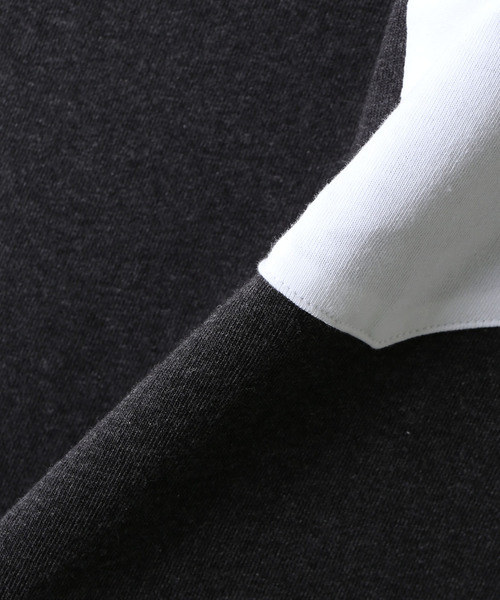 CHARCOAL CLAPPER（チャコール クラッパー）の「【CHARCOAL×JOURNAL STANDARD】別注 リンガーネックTシャツ（Tシャツ/カットソー・メンズ・チャコールグレー/ブラック/グレー/ホワイト・X-LARGE/XX-LARGE）」の22枚目の写真