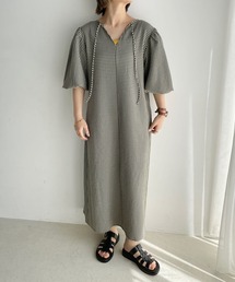 LOWRYS FARM | チェックバルーンスリーブワンピース　276161(ワンピース)