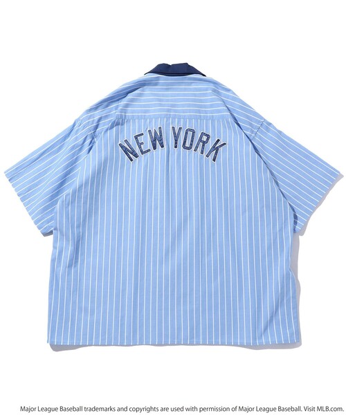 FOX ベースボールシャツ　立体ワッペン　New York ストリート　古着 FOX ベースボールシャツ 立体ワッペン New York ストリート 古着