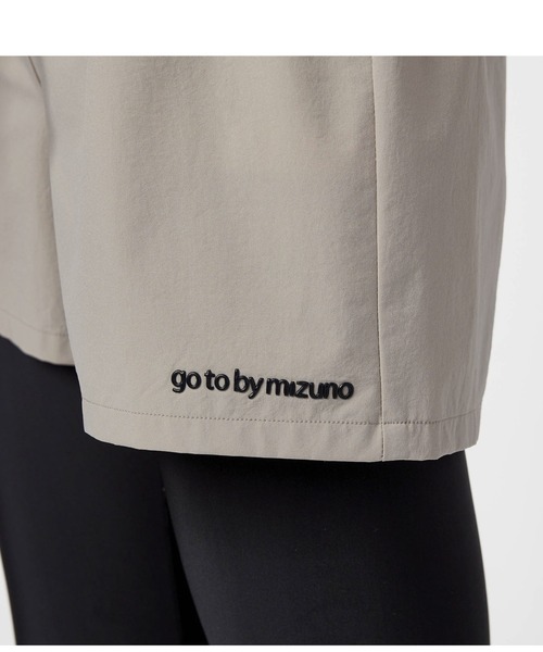 Go to by mizuno（ゴートゥーバイミズノ）の「ストレッチショートパンツ　［ウィメンズ］（その他パンツ・レディース・ブラック/グレイッシュベージュ・L/S/M）」の7枚目の写真