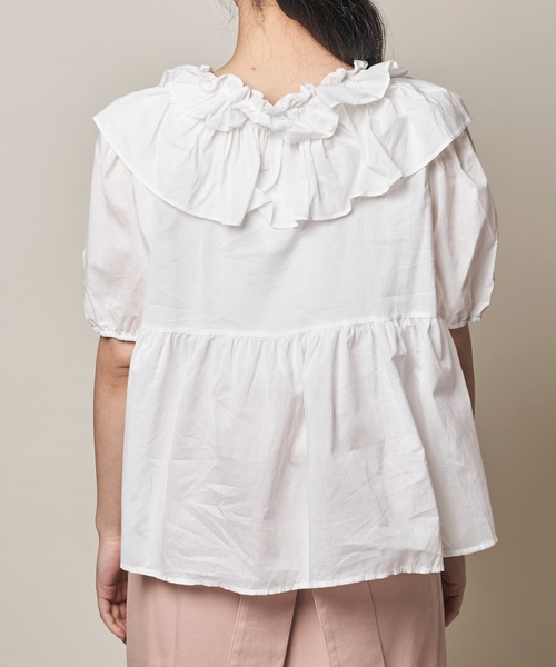 Clice de Paris（クリシェドゥパリス）の「K/ふんわりトップス（シャツ/ブラウス・レディース・ホワイト/イエロー・ONESIZE）」の7枚目の写真
