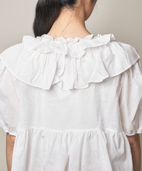 Clice de Paris（クリシェドゥパリス）の「K/ふんわりトップス（シャツ/ブラウス・レディース・ホワイト/イエロー・ONESIZE）」の11枚目の写真