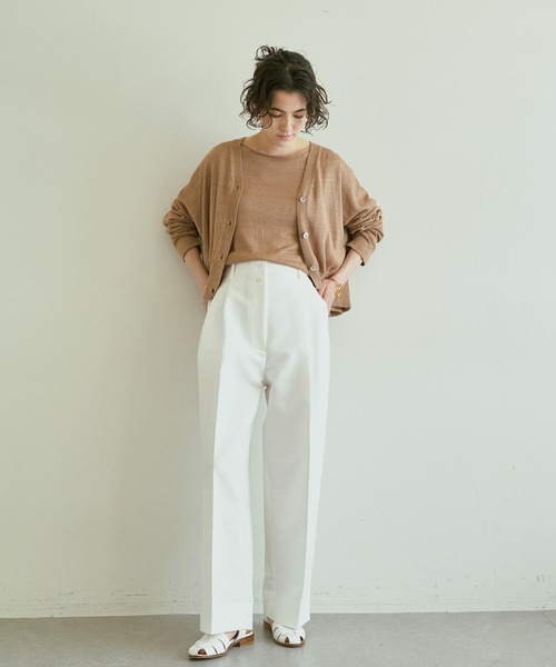 セール】リネンニットカーディガン（カーディガン/ボレロ）｜Whim