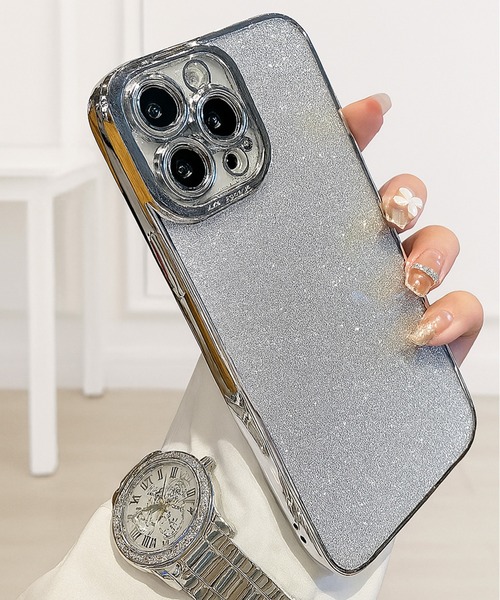 NOLITA LABORATORY（ノリータラボラトリー）の「【 NOLITA / ノリータ 】2Way ラメ グリッター アイフォン カバー アイフォンケース iPhone 16 / 16pro / 16proMax / 16plus / 15 / 15pro / 15proMax / 15plus / 12 / 13 / 14 / 11  / 7 / 8 / SE2 / SE3 / mini アイフォンケース（スマホケース/カバー・レディース・ピンク/ブラック/シルバー/ゴールド/ブルー/ネイビー/グリーン・C/G/F/D/A/B/E/I/H/J/N/K/O/P/R/Q/U/T/iPhone 16/iPhone 16 Plus/iPhone 16 Pro/iPhone 16 Pro Max/iPhone 15 Plus/iPhone 14 Pro Max/iPhone 13 mini/iPhone 13/iPhone 12 Pro Max/iPhone 12/iPhone 11/iPhone 7/8/SE(第2/第3世代)/iPhone 13 Pro Max/iPhone 14 Pro/iPhone 14/iPhone 15 Pro/iPhone 13 Pro/iPhone 11 Pro/iPhone 15 Pro Max/iPhone 15/iPhone 12 Pro/iPhone 14 Plus）」の6枚目の写真