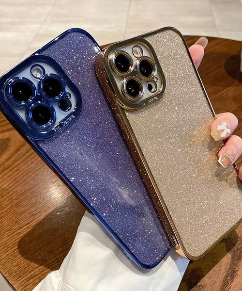 キャンディーオレンジラメ iPhone ケース カバー グラフィック アメリカ iphone12対応】 超薄型 キャンディ カラー バックカバー 耐衝撃
