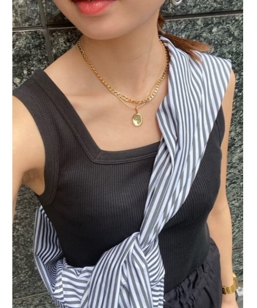 SLY（スライ）の「R/C MANY WAY CHAIN N/C チェーン ネックレス（ネックレス・レディース・シルバー/ゴールド・FREE）」の8枚目の写真