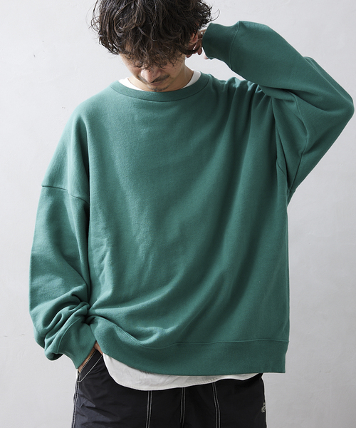 JOURNAL STANDARD relume(ジャーナルスタンダード レリューム)の「CALIFORNIA UPCYCLE クルーネックスウェット(スウェット)」|グリーン