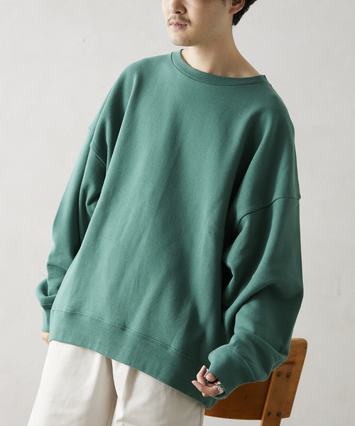 JOURNAL STANDARD relume（ジャーナルスタンダード　レリューム）の「CALIFORNIA UPCYCLE クルーネックスウェット（スウェット・メンズ・ブラック/ダークブラウン/ネイビー/グレー/グリーン・MEDIUM/LARGE/X-LARGE）」の13枚目の写真