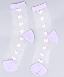 WEGO | WEGO/ハートシースルーソックス(ソックス/靴下)